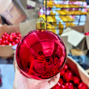 Adornos <span class=keywords><strong>de</strong></span> árbol <span class=keywords><strong>de</strong></span> bolas <span class=keywords><strong>de</strong></span> <span class=keywords><strong>Navidad</strong></span>, bola hueca brillante mate/brillante con esfera <span class=keywords><strong>de</strong></span> plástico transparente <span class=keywords><strong>para</strong></span> Centro Comercial - Product Image 3