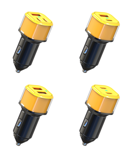 Caricabatterie <span class=keywords><strong>per</strong></span> <span class=keywords><strong>Auto</strong></span> in Lega di Alluminio a <span class=keywords><strong>Doppia</strong></span> Porta 48W QC3.0 <span class=keywords><strong>USB</strong></span> <span class=keywords><strong>per</strong></span> Telefoni Cellulari - Product Image 3