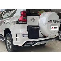 Accessoires de voiture pour Toyota Prado 2011-2017 changement à 2022 année policier-homme avec feux arrière de phare de capot de pare-chocs avant et arrière