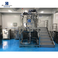 Cuve de mélange en acier inoxydable personnalisable de 100 à 5000 L avec agitateur et chauffage, mélangeur homogénéisateur industriel pour shampoing et savon liquide