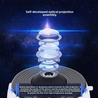Projecteur d'étoiles LED 12 en 1, projecteur de nébuleuse rotatif, lampe de nuit étoilée pour la chambre des enfants, cadeau de décoration