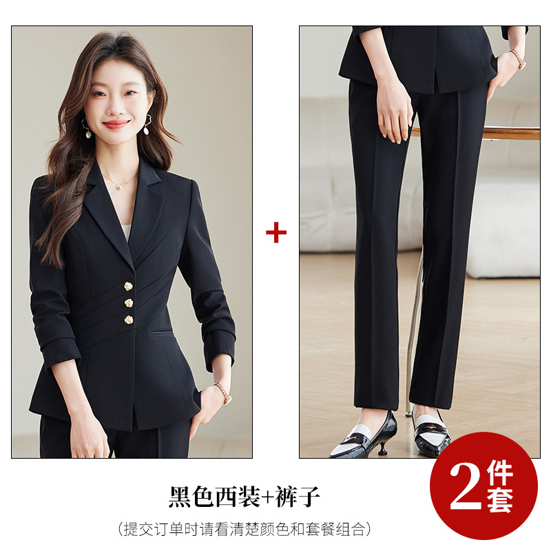 Black suit pants