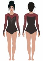Nouvelle tenue de danse jazz pour filles, jupe de danse latine à paillettes, robe en spandex/polyester pour spectacle sur scène, groupe d'âge enfants