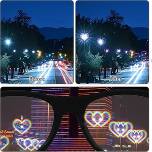 ラブスター特殊効果3Dメガネ花火回折アイウェア光学ミラーラマダン卒業パーティー用レインボーライト - Product Image 3