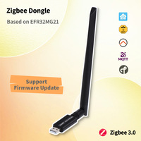 Coordinador USB Zigbee 3.0 EFR32MG21, Compatible con Home Assistant, ZigBee2MQTT, ioBroker, MQTT, Actualización de Firmware Matter