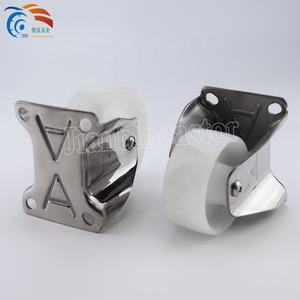 Europeu 3 "4" 5 "PA Placa De Aço Inoxidável Com Freio Rodízio Roda Base Placa 105*85mm Rodízios - Product Image 5