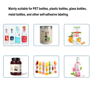 SH-50 Electric Semi-Automatic Labeling Machine for <b>Small</b> Glass Vial <b>Bottles</b> Manual Desktop Sticker Metal Packaging Motor Core - Product Image 6