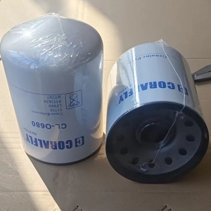 Filtro de Aceite de Repuesto para Camiones, Suministro de Fábrica, OEM, Venta al por Mayor, Piezas de Filtro de Lubricante para Motor Diésel de Camión 51758 LF680 P553634 BT287 - Product Image 1