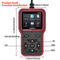 Escáner Automotriz Universal OBD2 USB de 1 Año Lector de Códigos para ABS SRS ECM TCM BCM Herramienta de Diagnóstico de Sistema Completo para Autos