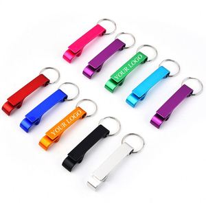 Décapsuleur porte-clés en aluminium avec logo personnalisé, promotion en gros, décapsuleur porte-clés pas cher, décapsuleur gravé pour cadeau - Product Image 1