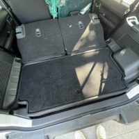 Organisateur de coffre Jimny 5 portes, boîte de rangement en ABS avec séparateurs, résistant à l'eau, facile à nettoyer