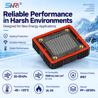 SINRI V700 Bouchons de ventilation étanches UL94V0 ignifuges IP67 anti-explosion pour couvercle de batterie avec soupape de décompression -40~+125