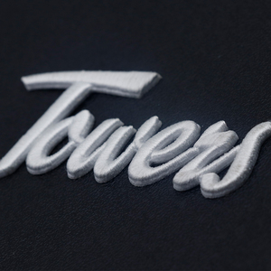 Heat Press Wholesale High Quality 3D Puff Brand Logo Custom Logo Fabric <strong>Sew</strong> <strong>on</strong> Embroidered Iron <strong>on</strong> Cloth Cap <strong>Patches</strong> - Product Image 1