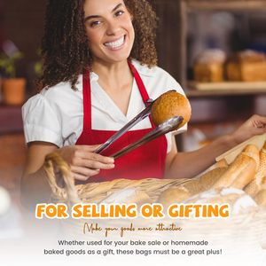 Bolsa de Papel Kraft <span class=keywords><strong>para</strong></span> Panadería con Ventana y Cierre Metálico, Apta <span class=keywords><strong>para</strong></span> Alimentos, <span class=keywords><strong>para</strong></span> Empacar Bocadillos de Alta Calidad - Product Image 6