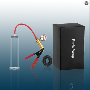 उच्च अंत 4 आकार ऐक्रेलिक लिंग बड़े उन्नत क्लैंप लिंग पंप हाथ पकड़ वैक्यूम गेज - Product Image 5