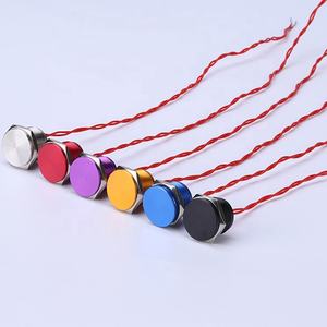 Normally Open IP68 Water防水Dia 16ミリメートルPanel Cutout Momentary Electrical Piezo Bathroom Waterproof Switch With 2 Cables - Product Image 3