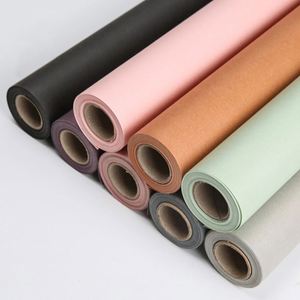 Hot Sale 58cmX8Y 80G Matte Colorful Brown Specialty <b>Paper</b> <b>Roll</b> Waterproof Christmas Gift Packing Rolling <b>Paper</b> - Product Image 1