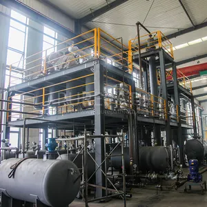 Schwarzes dickes Öl-Diesel-Destillationssystem mit PLC und Raffinerienanlage zu verkaufen