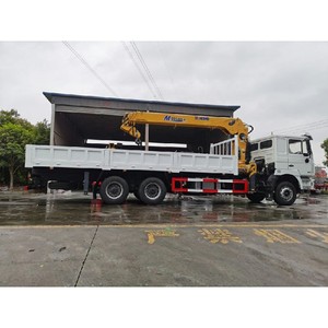 รถบรรทุกติดเครน Shacman F3000 6x4 ขนาด 12 ตัน พร้อมเครนบูมแบบยืดหดได้ ขาย - Product Image 1