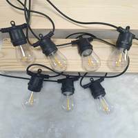 Ampoule LED de remplacement pour guirlande lumineuse de festival S14 120V E26 2600K 0.5W et 0.8W, ampoule en plastique pour guirlande lumineuse