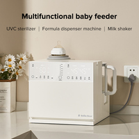 Babytop Préparateur de Lait pour Bébé avec Stérilisateur 3-en-1 Grande Capacité Sans BPA Affichage Numérique 0-12 Mois Nouveau-né Silencieux