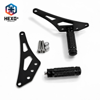 Repose-pieds HEXO Stunt Foot Lock pour Surron Light Bee - Repose-pieds avant découpés au laser, personnalisables, en stock