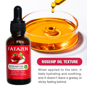 Aceite de Rosa Mosqueta 100% Puro y Natural Prensado en Frío FATAZEN, Antienvejecimiento, Blanqueador, Hidratante, No Grasoso, Aceite Esencial para el Cuidado del Cabello, Rostro y Cuerpo - Product Image 4