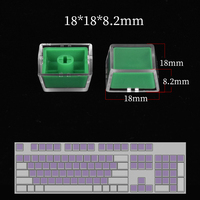 Transparent Double Layer Keycaps 100 PCS