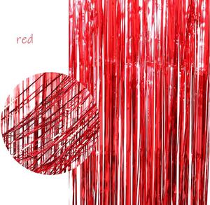 1X2M Métallique Photomaton Tinsel Toile <span class=keywords><strong>De</strong></span> Fond Rideaux Pour Mariage Anniversaire Hollywood Thème Fête et Décoration <span class=keywords><strong>De</strong></span> Festival - Product Image 1