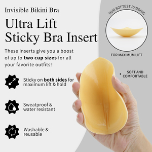 Inserti in Silicone adesivo <span class=keywords><strong>per</strong></span> il <span class=keywords><strong>seno</strong></span> traspirante Push-Up appiccicoso <span class=keywords><strong>coppe</strong></span> reggiseno con costumi da bagno ad alta visibilità Bikini biancheria intima accessori - Product Image 5