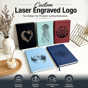 Promotion Cutting Laserable Leatherette Blank for Laser Engravable Leather Notebook <strong>Journal</strong> - Product Image 1