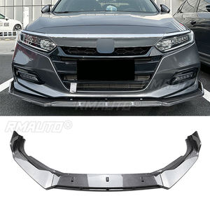 Gloss Black <b>Car</b> Front Bumper Lip Splitter <b>Diffuser</b> Tuning Body Kit Spoiler <b>for</b> Honda Accord Tenth Generation 2018 2019 2020 2021 - Product Image 1