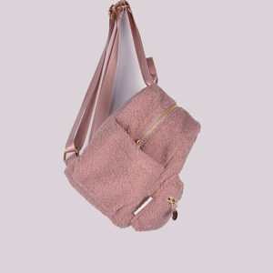 Peludo <span class=keywords><strong>Minnie</strong></span> Felpa Niños Mochila escolar Rosa Dibujos animados Mini Felpa Teddy Mochila de terciopelo - Product Image 6