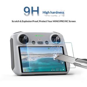 Protection d'écran en verre trempé anti-rayures de haute qualité pour télécommande DJI RC/RC Pro2 et Mini 3/4 Pro, fabriquée en usine OEM - Product Image 2