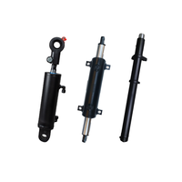 Cylindre hydraulique de basculement à double effet en acier chromé dur personnalisé pour tracteur-chargeur, pression 28 MPa, garantie 1 an