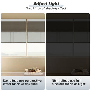 Stores à rouleaux intelligents motorisés, jour et nuit, occultants, double couche, pour hôtel, <span class=keywords><strong>bureau</strong></span> - Product Image 6