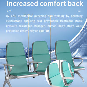 Bekleme odası 3 kişilik bekleme koltuğu <span class=keywords><strong>Iv</strong></span> damla hasta infüzyon sandalye tıp kliniği bekleme sandalyeleri hastane için - Product Image 4