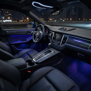 Kit d'éclairage d'ambiance Phantom coloré avec fonction clignotante pour Macan 14-24, lampe intérieure automobile 12V OEM - Product Image 5