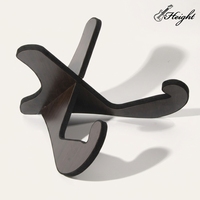 Factory Wholesale Wooden Guitar Stand Foldable a Frame Guitar Holder Rack for Acoustic Electric Bass Guitar OEM Custom