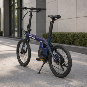 Bicicleta Eléctrica <span class=keywords><strong>Plegable</strong></span> de Carbono Completo de <span class=keywords><strong>20</strong></span> Pulgadas WINICE con Controlador Blue Dot WHEELTOP, 11 Velocidades, Pedal <span class=keywords><strong>Plegable</strong></span>, Bicicleta Urbana para Viajes - Product Image 2