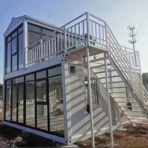 Casa Contenedor Prefabricada Triangular de Lujo, de Ensamblaje Rápido, Villa Moderna, Kits de Cabaña de Madera, República <span class=keywords><strong>Dominicana</strong></span> - Product Image 2