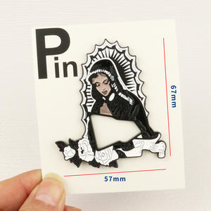 Metal Brooch Badge Lapel Pin Saintess Enamel Pin Hat Brim Clip Custom Mexico Cowboy Hat Pins <strong>San</strong> <strong>Judas</strong> - Product Image 6