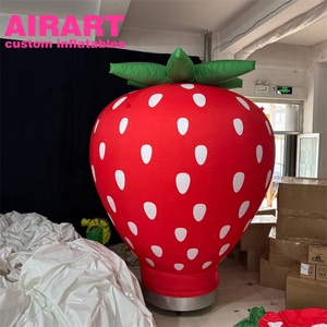 <span class=keywords><strong>Magasin</strong></span> de fruits ouvert avec fraise gonflable, <span class=keywords><strong>ballon</strong></span> de fraise gonflable LED pour l'affichage - Product Image 3