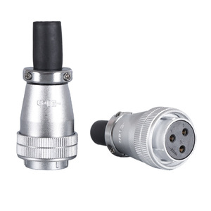 Connecteur industriel fileté en métal, série WS, fiche <span class=keywords><strong>femelle</strong></span> 2 3 4 5 7 8 9 10 12 16 17 20 24 26 core avec <span class=keywords><strong>manchon</strong></span> en PVC - Product Image 2