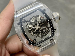 Relojes de Cuarzo de la Serie G con Pantalla LED Analógica, Deportivos, de Lujo, con Correa de Goma Miyota y Fibra de Carbono, Longitud de la Correa de 21 cm, Grosor de la Caja de 5 mm - Product Image 4