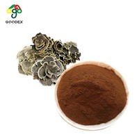 Extrait de Trametes Versicolor en poudre, extrait de champignon Queue de dinde, riche en polysaccharides et PSP, matière première de qualité alimentaire
