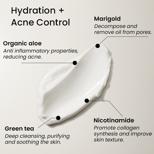 Atacado Whitening Creme Anti-Acne Creme Facial Com Ceramida Ácido Salicílico Hidrolisado Planta Colágeno Creme para o Rosto - Product Image 2