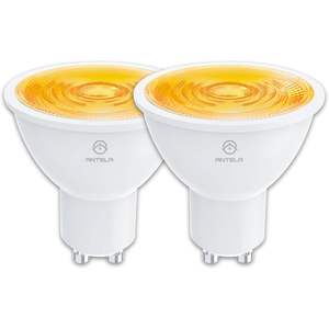 Lampadina LED Antela Gu10 3000K Bianco Caldo 2.5W 450Lm Alimentata a Corrente Alternata Efficiente dal Punto di Vista Energetico 25000 Ore di Lunga Durata per Illuminazione Interna - Product Image 1
