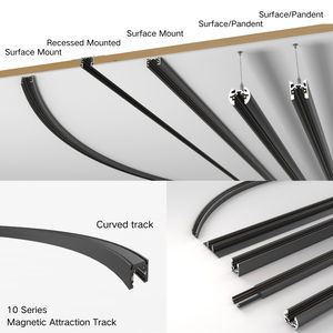 Système de rail lumineux LED de haute qualité Zigbee Lustre Dali Gradateur de lumière 48V Rail lumineux magnétique intelligent <span class=keywords><strong>Tuya</strong></span> pour salon - Product Image 2