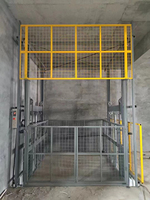 La cargaison soulève des ascenseurs de fret pour la plate-forme verticale de levage de marchandises pour la petite maison de mur extérieure